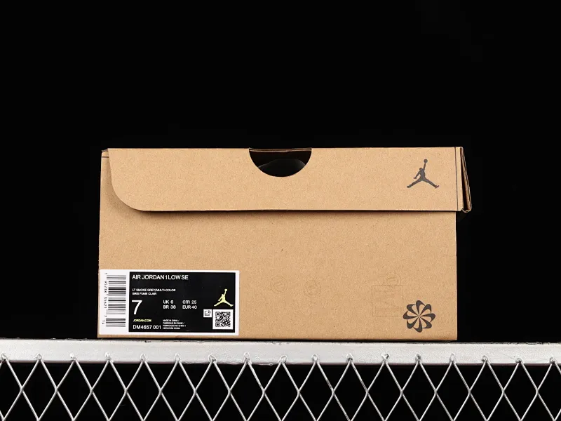 All categories Air Jordan Jordan series basketball shoes Air Jordan 1 Low G version pure original Air Jordan 1 Low AJ1 Joe 1 gray blue black stitching low-top cultural leisure sports sneakers DM4657-001